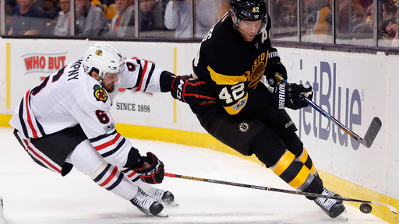 Blackhawks beat Bruins 1-0 on Marian Hossa's late goal (Jan 20, 2017)